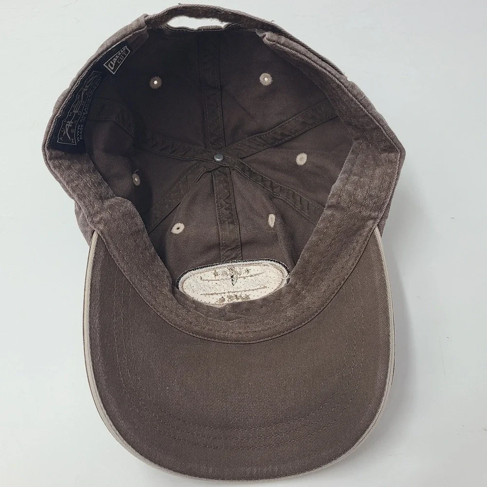 Outer Banks Hat Strapback Ahead Brown North Carolina Souvenir Casual Logo Men